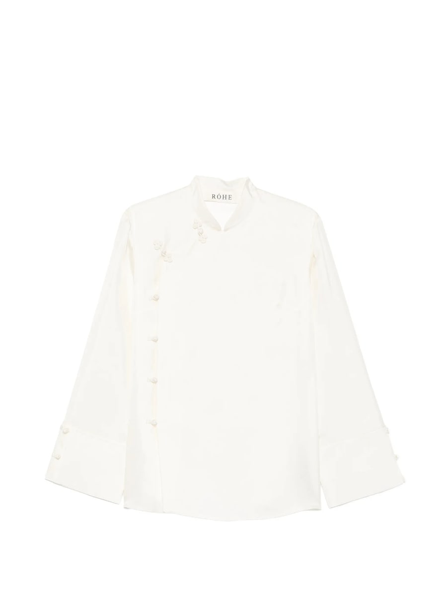 Rohe Rohe Frog-fastening Wide-cuff Blouse