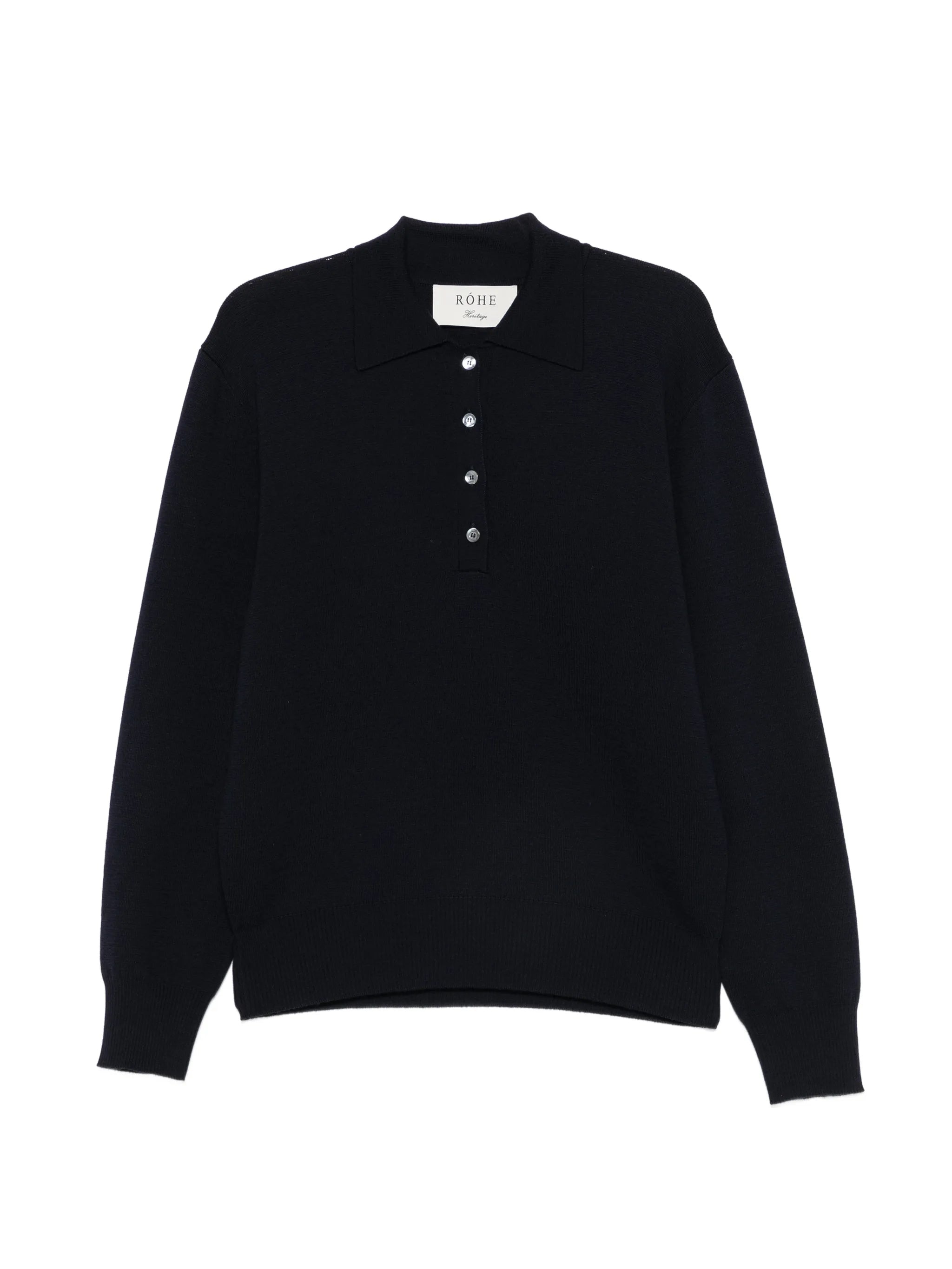 Rohe Rohe Button-placket Polo Sweater