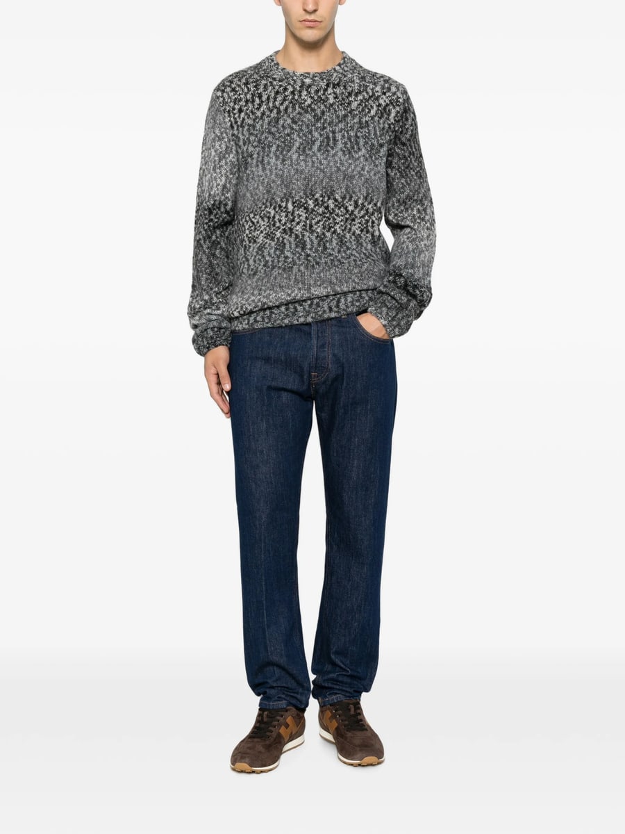 Dondup Dondup Logo-plaque Straight-leg Jeans, view 2