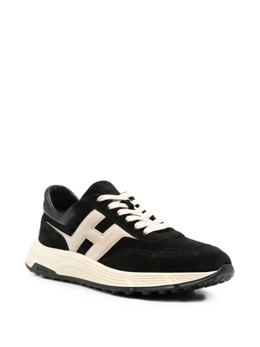 Hogan Hogan Hyperlight Panelled Logo-patch Sneakers, view 4