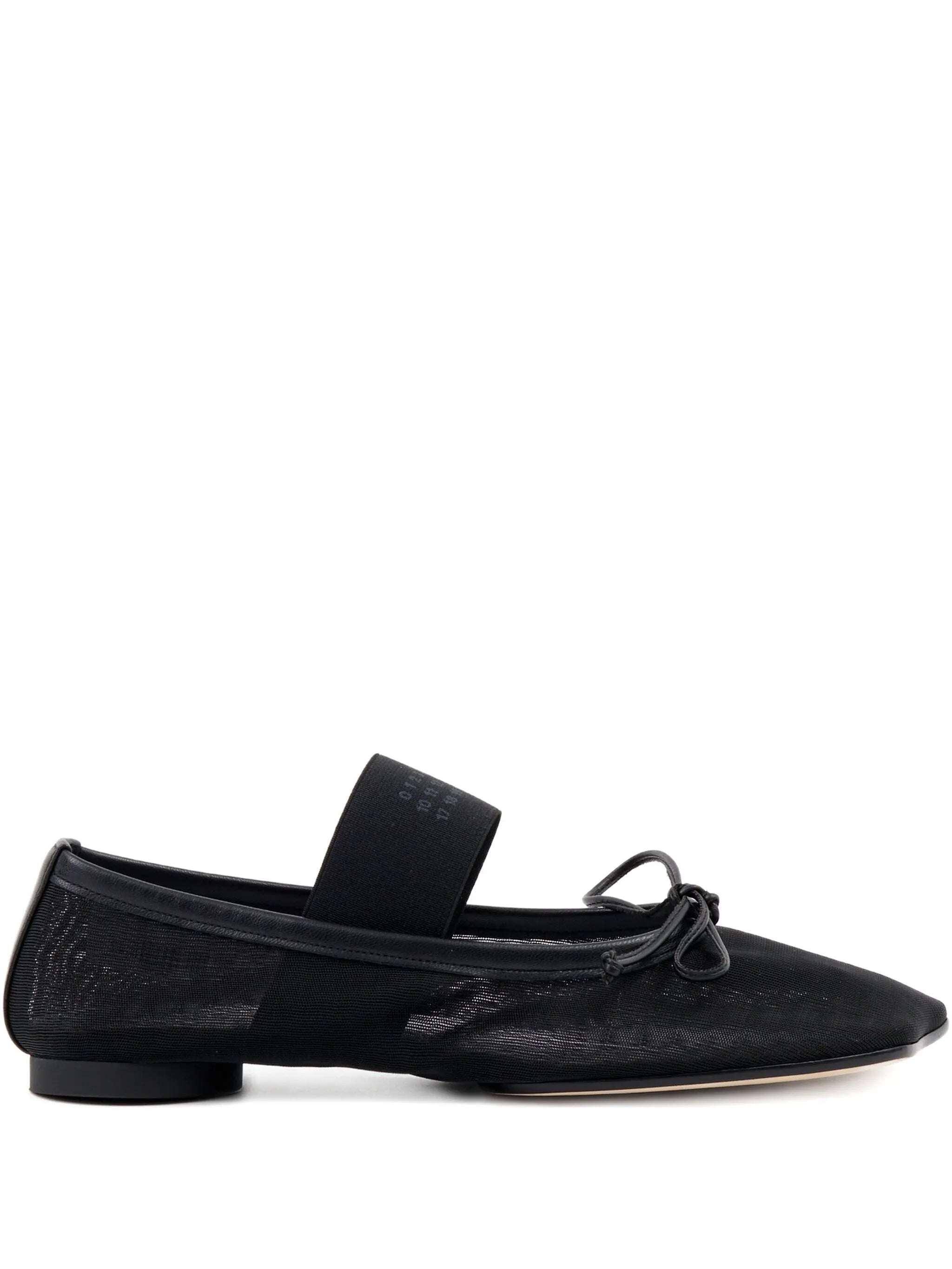 MM6 Maison Margiela Mm6 Maison Margiela Anatomic Numeric Ballerinas