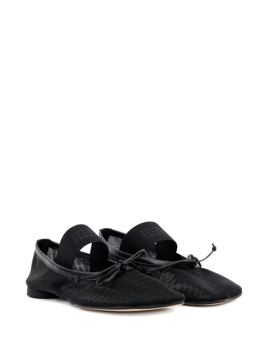 MM6 Maison Margiela Mm6 Maison Margiela Anatomic Numeric Ballerinas, view 4