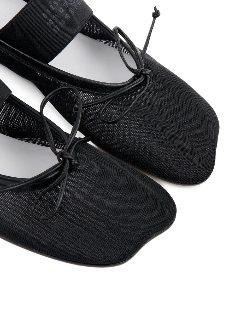 MM6 Maison Margiela Mm6 Maison Margiela Anatomic Numeric Ballerinas, view 6