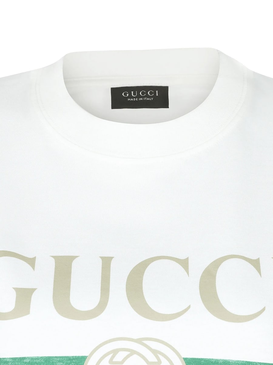 Gucci Gucci Logo-print T-shirt, view 4