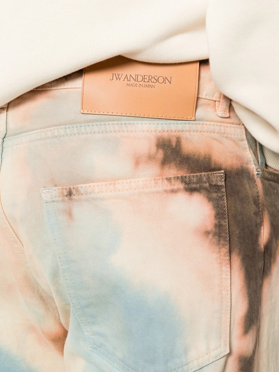 JW Anderson Jw Anderson Tie-dye Effect Jeans, view 2