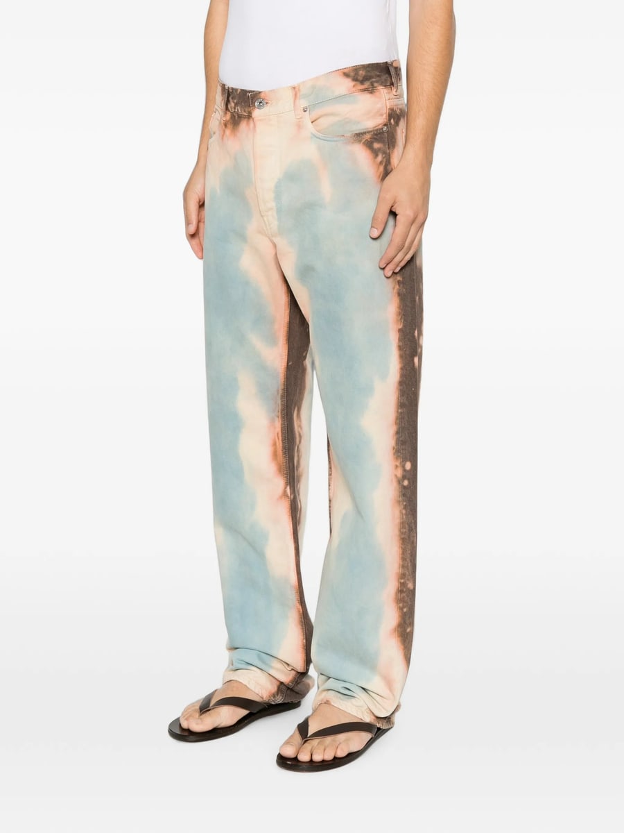 JW Anderson Jw Anderson Tie-dye Effect Jeans, view 3