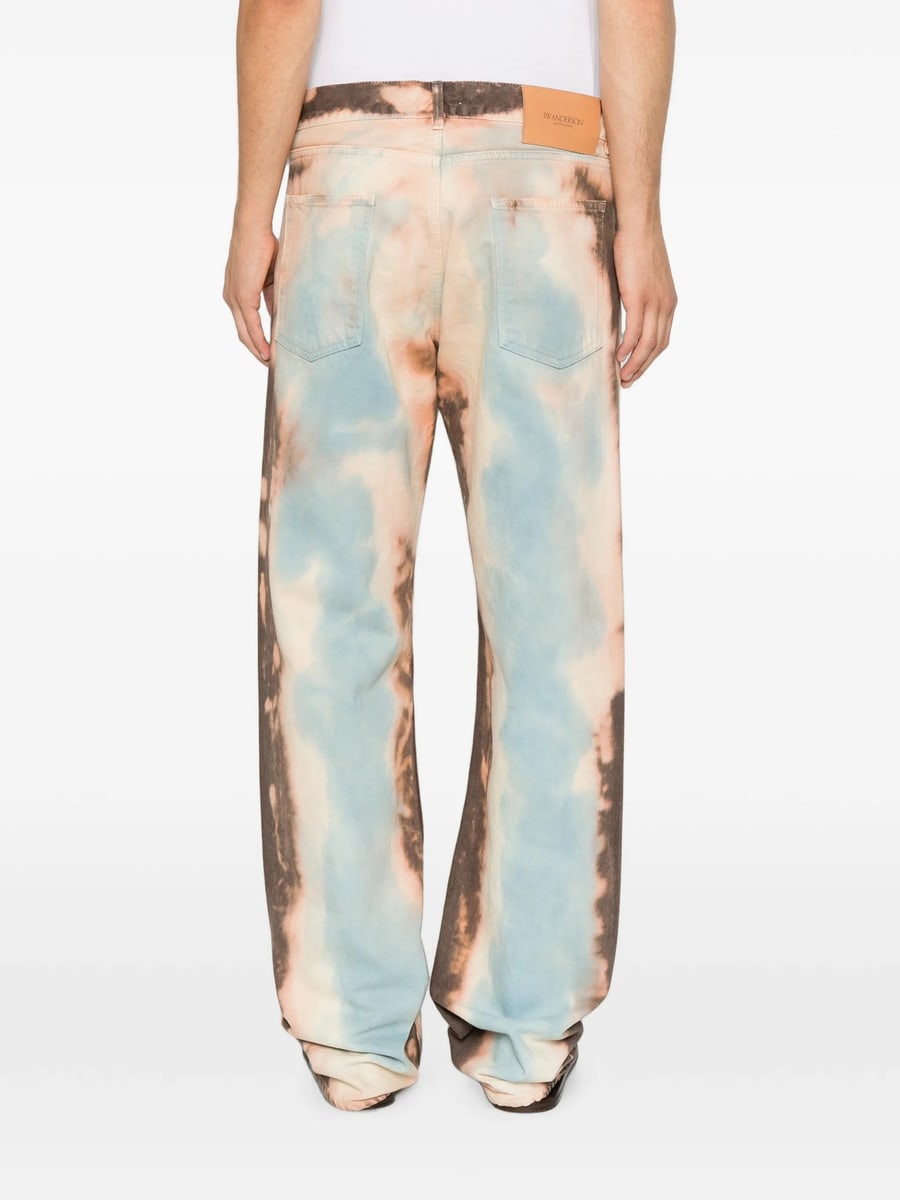 JW Anderson Jw Anderson Tie-dye Effect Jeans, view 4