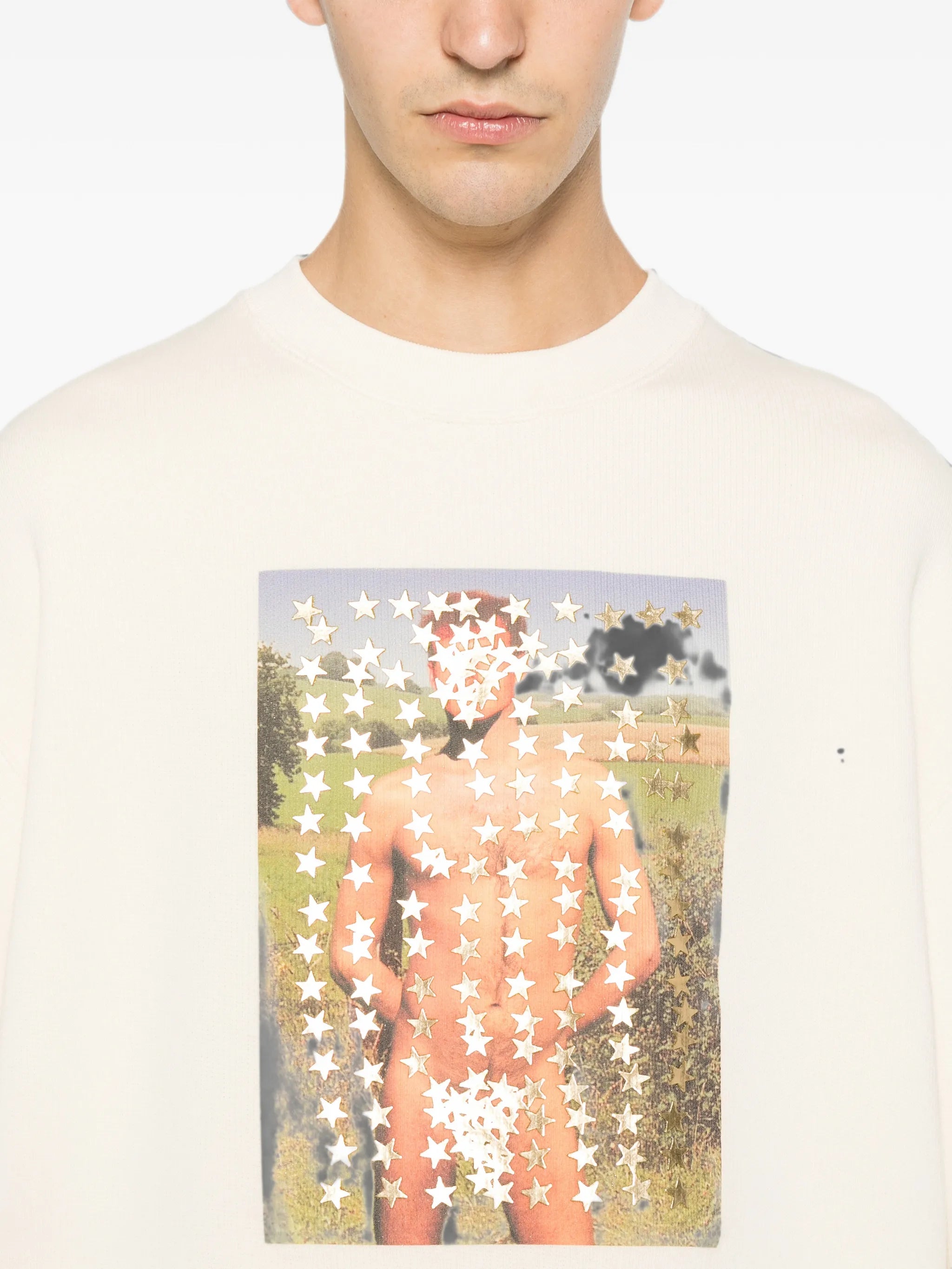 JW Anderson Jw Anderson Graphic-print Star-patch Sweatshirt, view 2