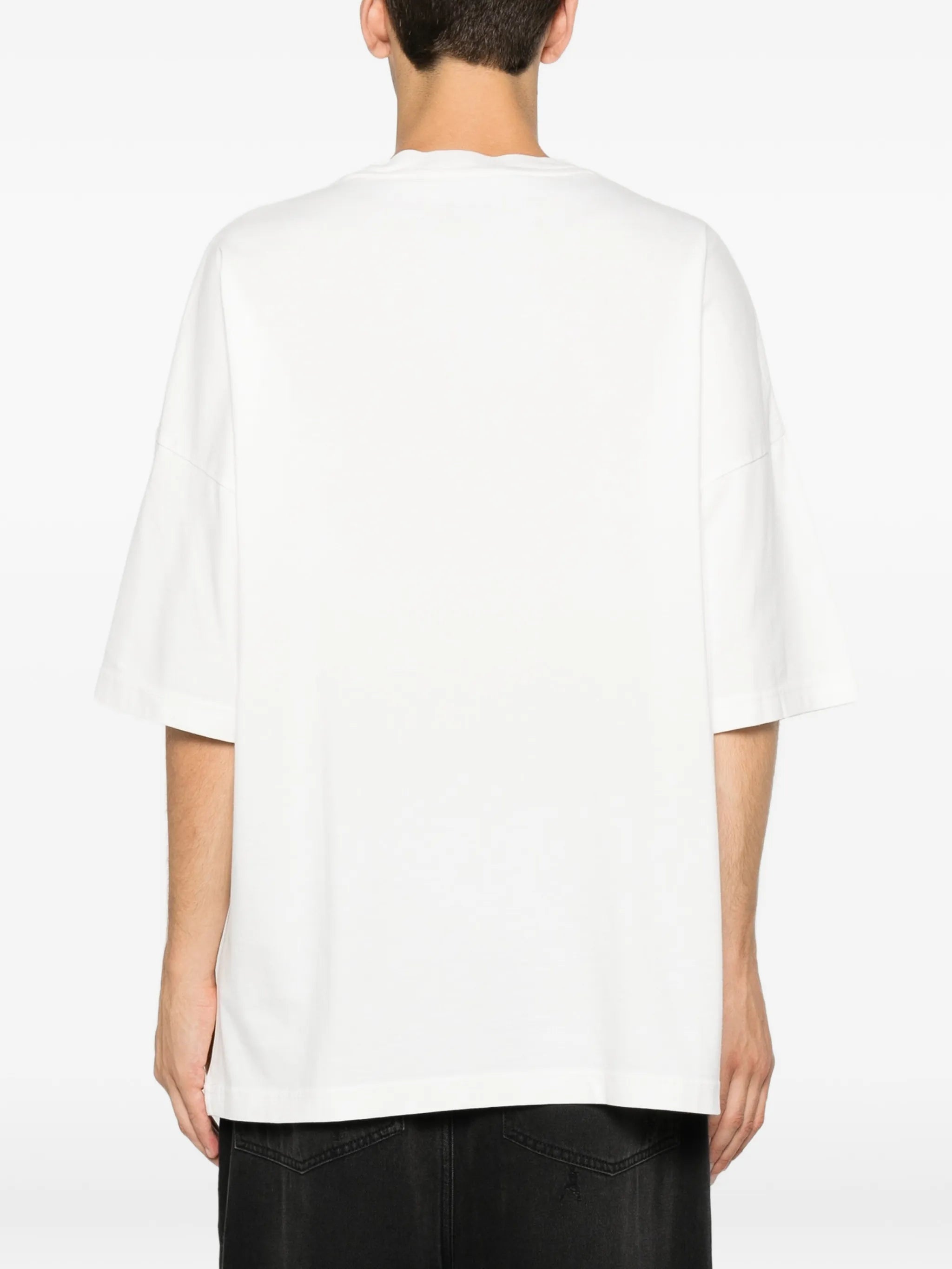 Palm Angels Palm Angels Graphic-print Rhinestone-embellished T-shirt, view 2