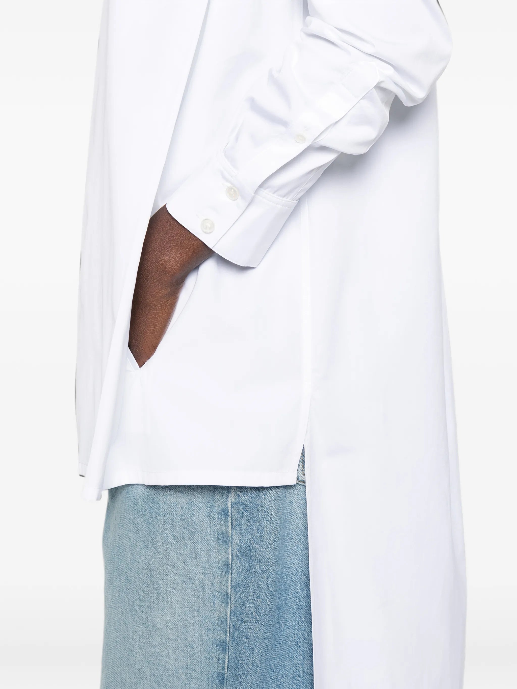 Alaïa Alaïa Asymmetric Shirt, view 2
