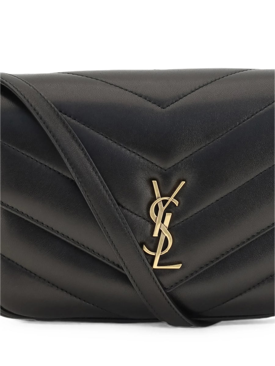 Saint Laurent Saint Laurent Mini Loulou Toy Quilted Shoulder Bag, view 4