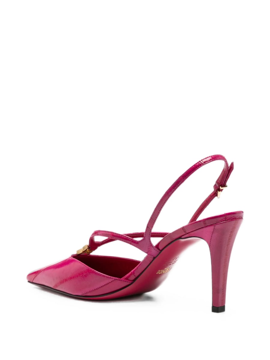 Fendi Fendi O'Lock Slingback Pumps, view 4