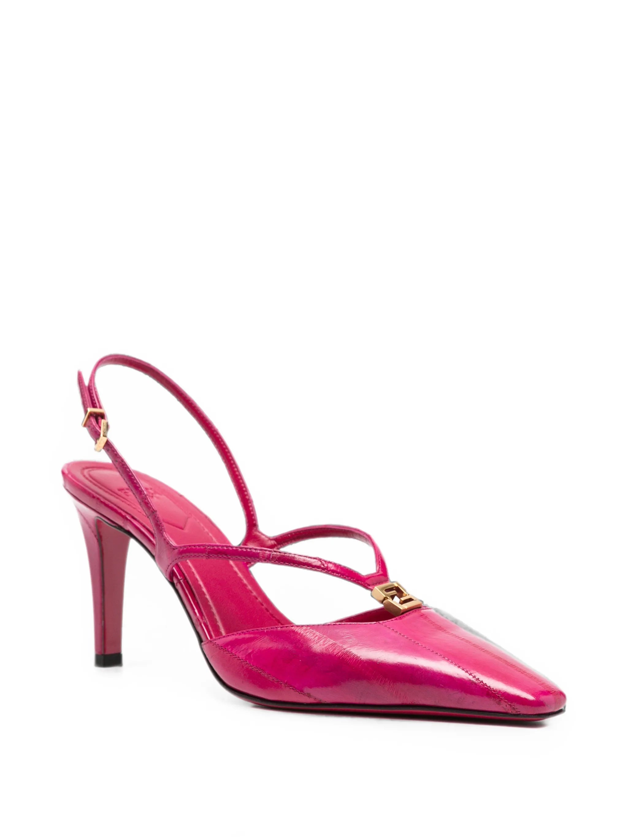 Fendi Fendi O'Lock Slingback Pumps, view 2