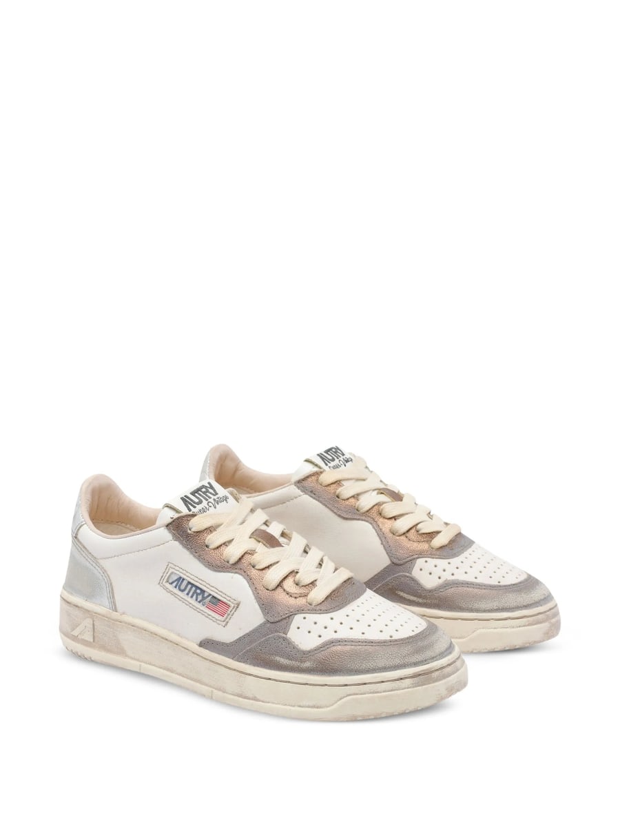 Autry Autry Medalist Leather Sneakers, view 3