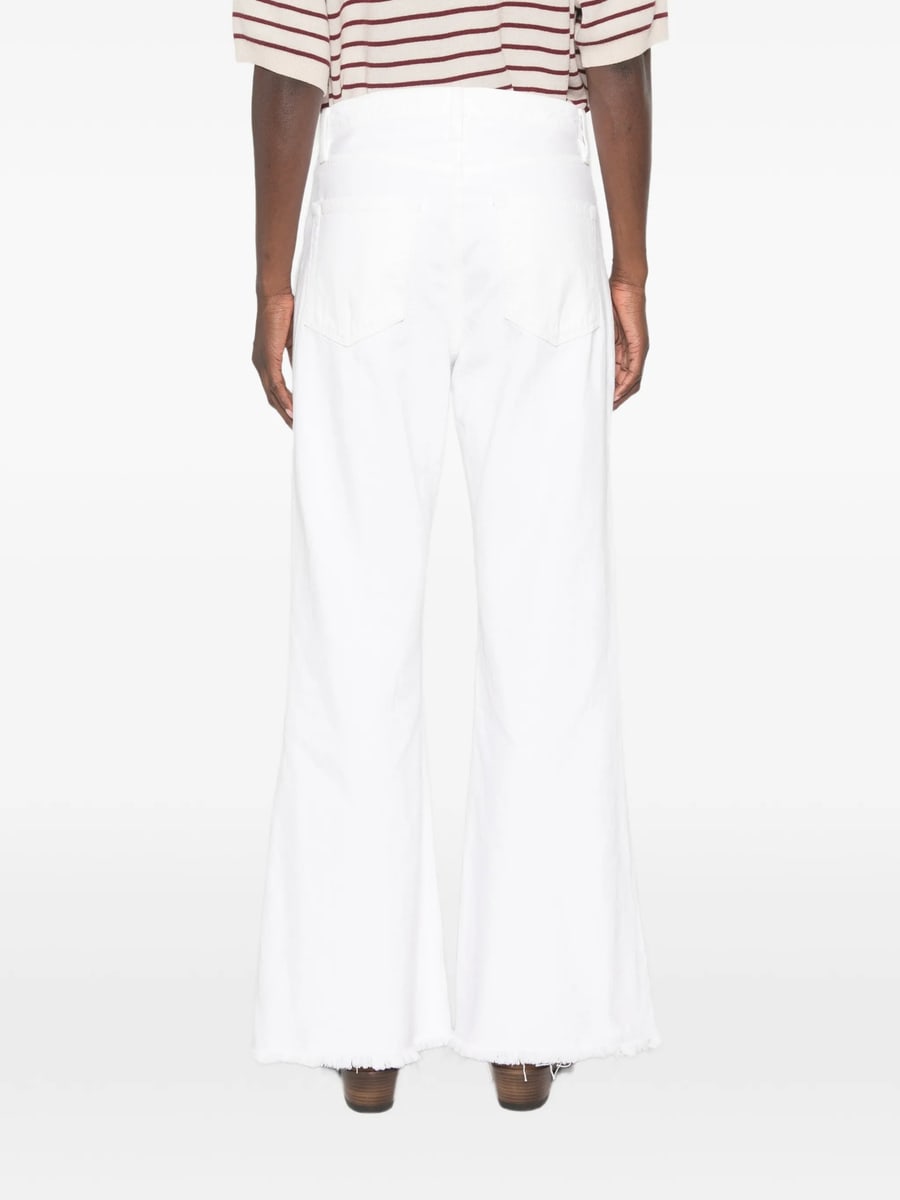 Frame Frame Frayed-hem Jeans, view 2