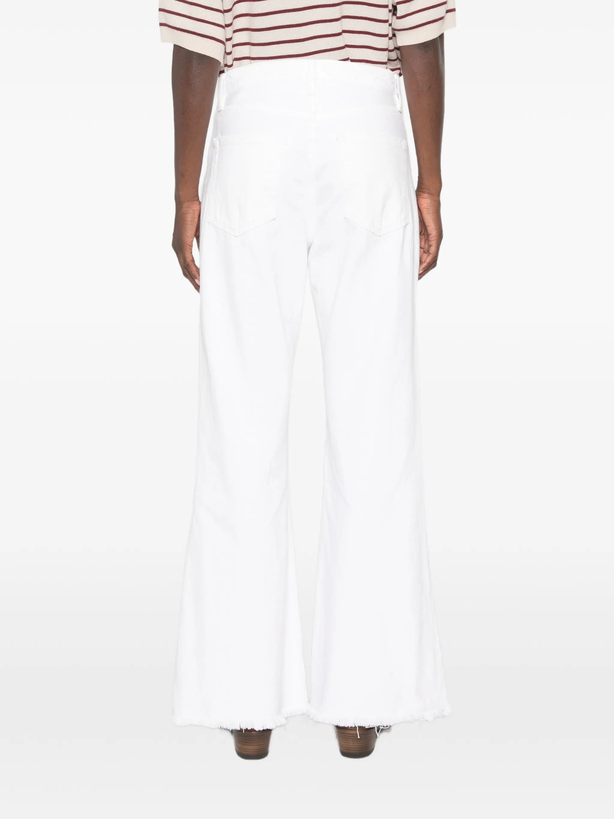 Frame Frame Frayed-hem Jeans, view 2