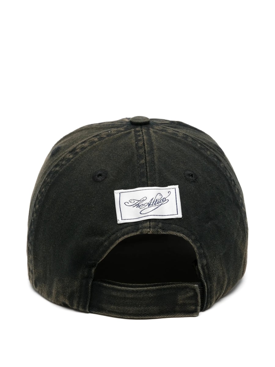 The Attico The Attico Logo-embroidered Cap, view 3