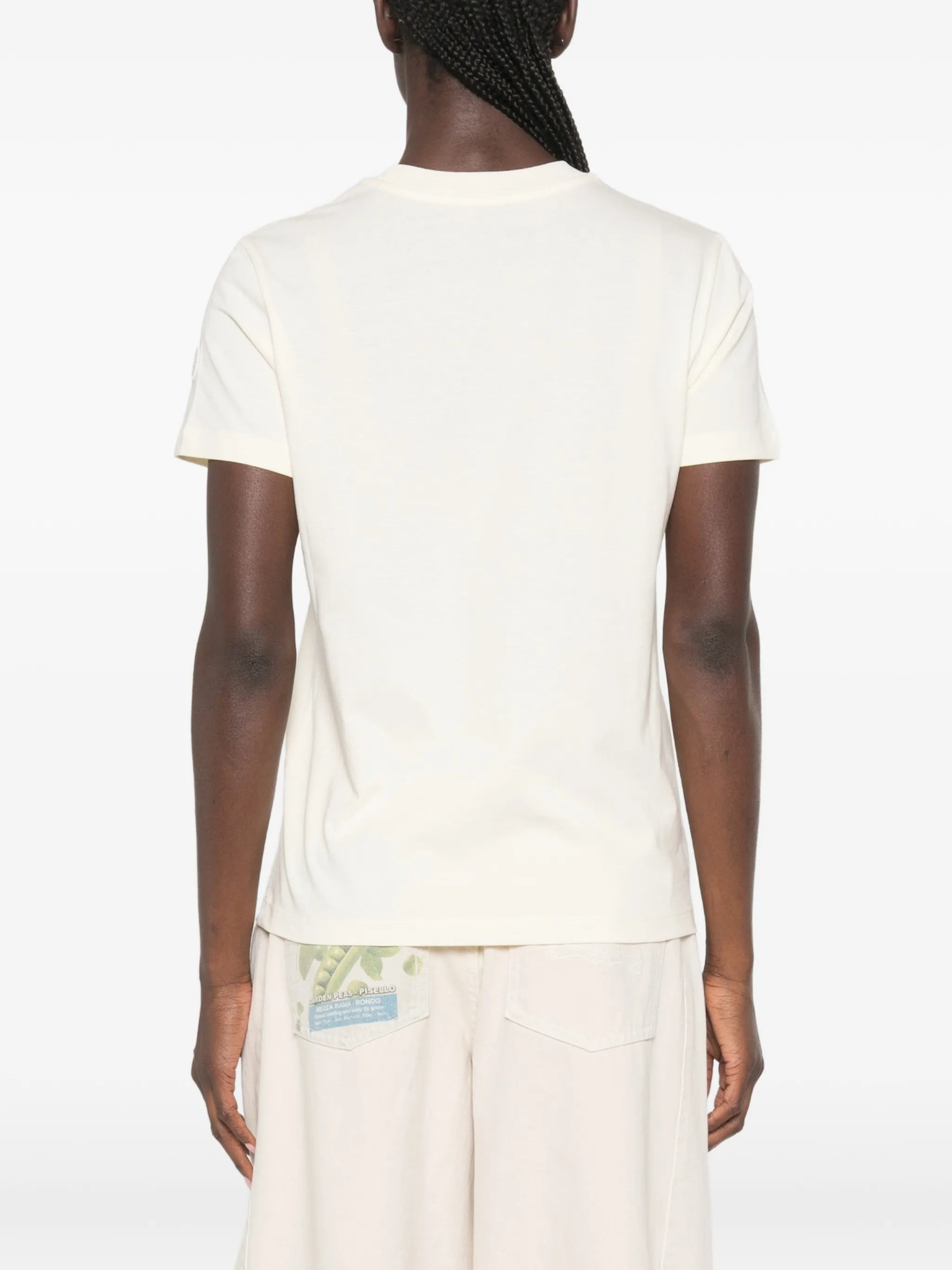 Moncler Moncler Logo-patch T-shirt, view 2