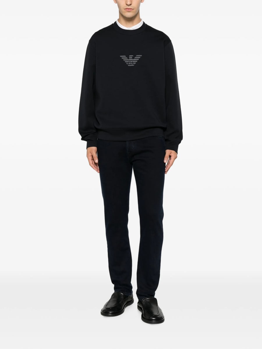 Emporio Armani Emporio Armani Logo-patch Sweater, view 2