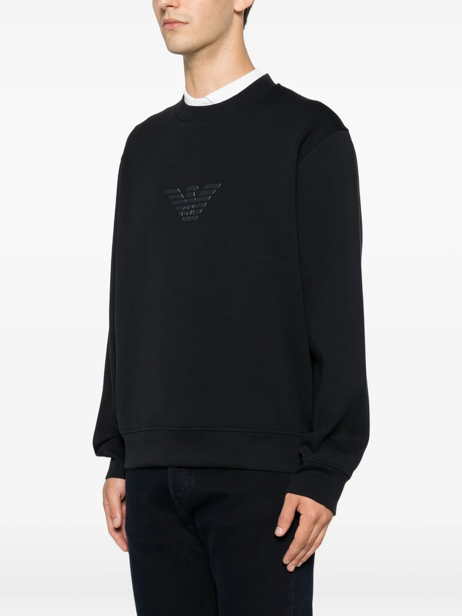 Emporio Armani Emporio Armani Logo-patch Sweater, view 3