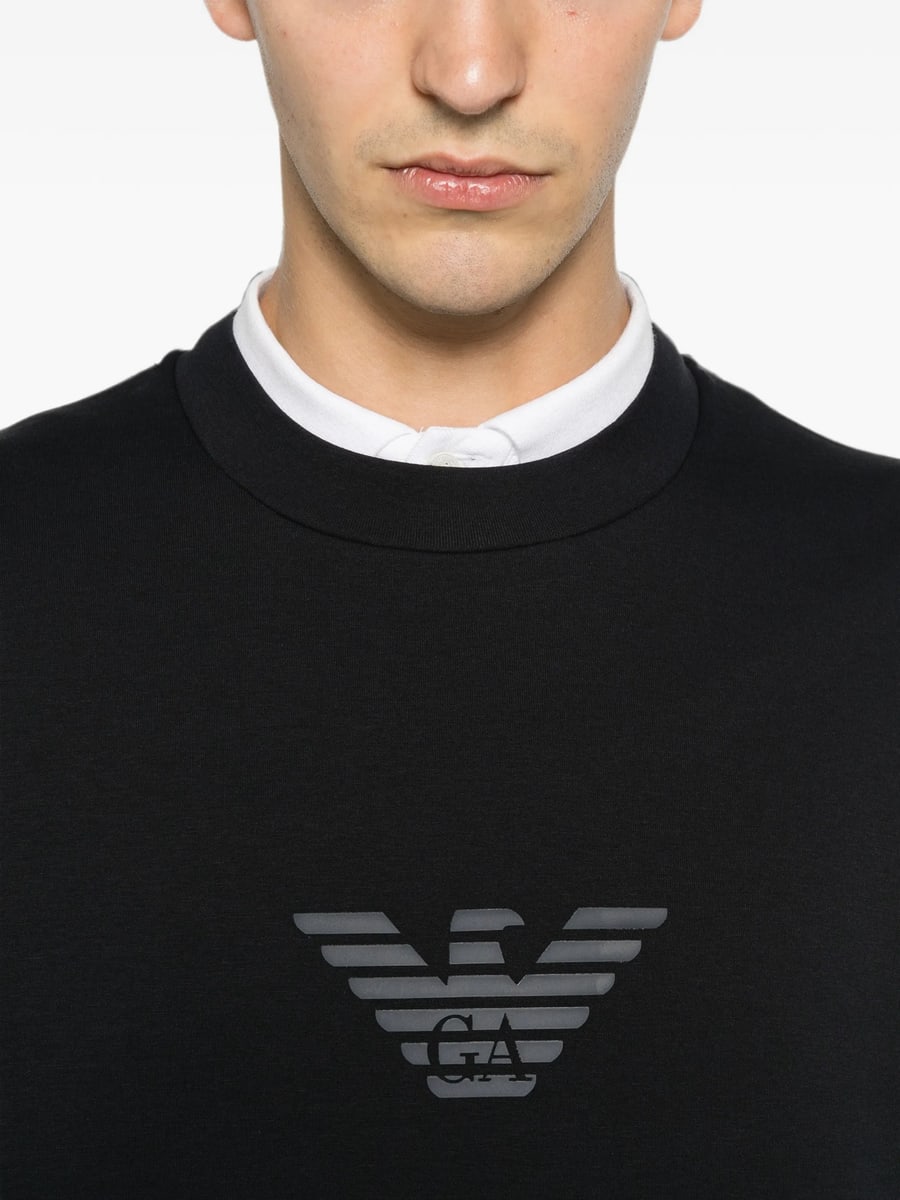 Emporio Armani Emporio Armani Logo-patch Sweater, view 5