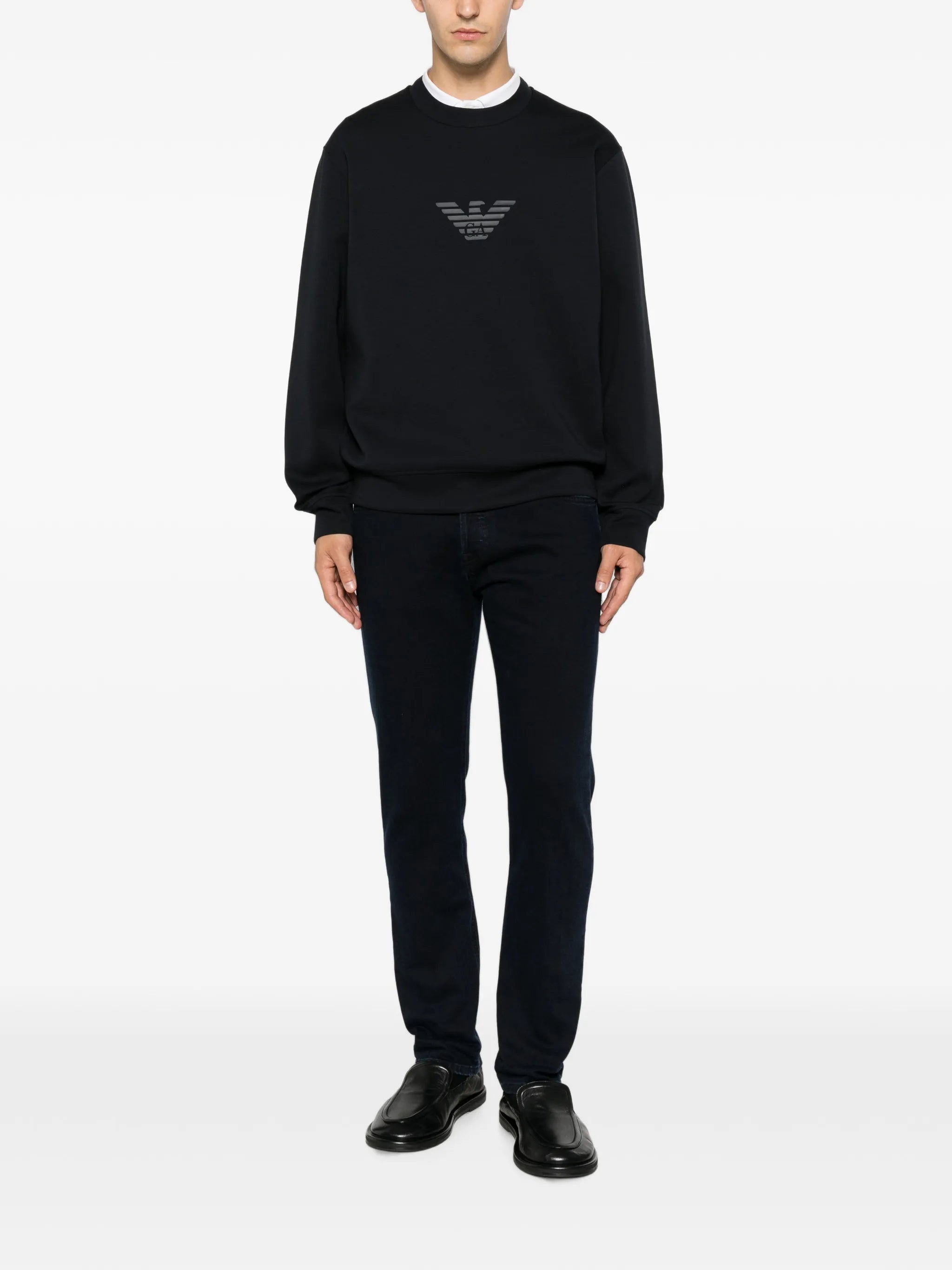 Emporio Armani Emporio Armani Logo-patch Sweater, view 2