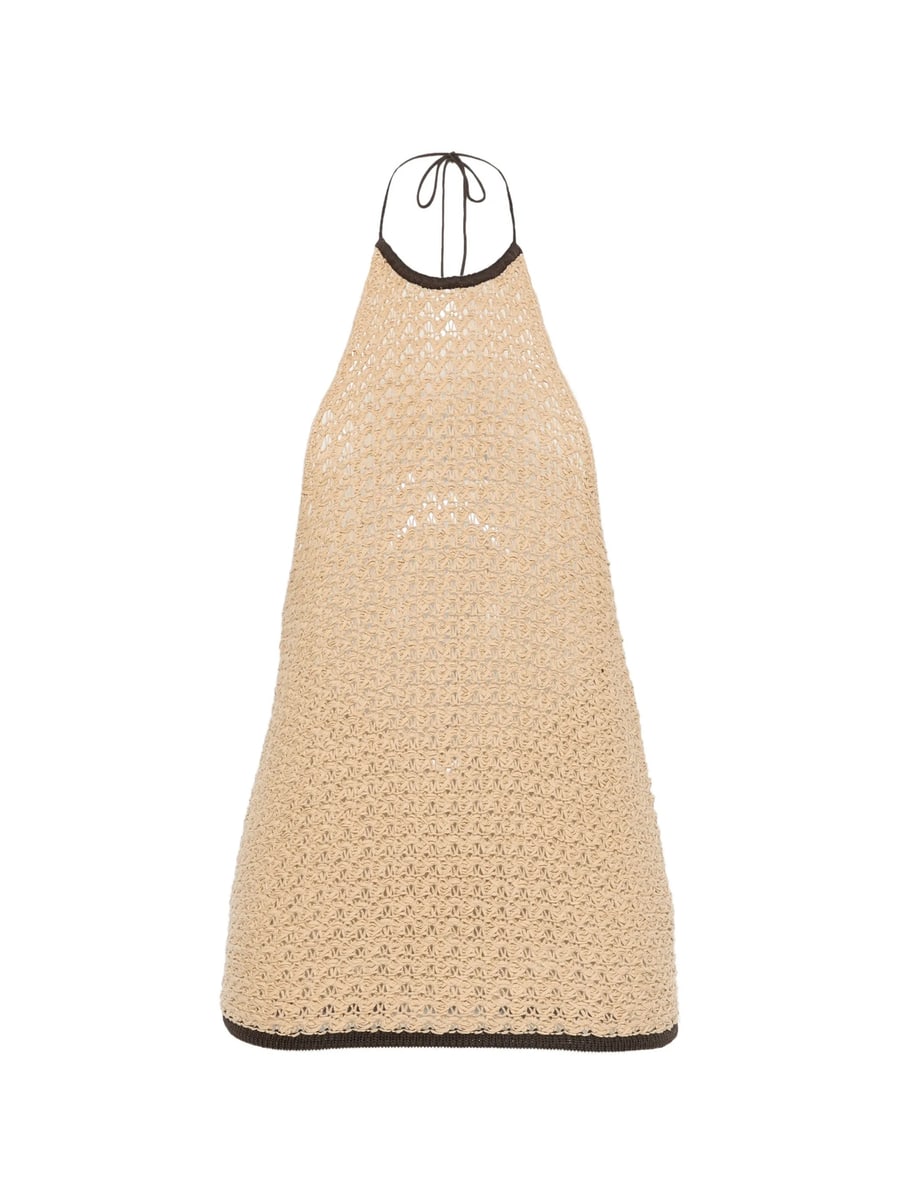 Sir. Sir. Crochet Halterneck Top