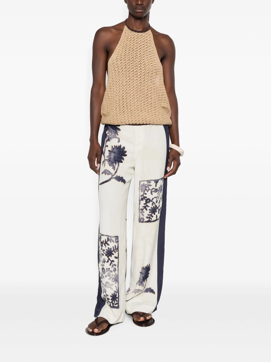 Sir. Sir. Crochet Halterneck Top, view 4