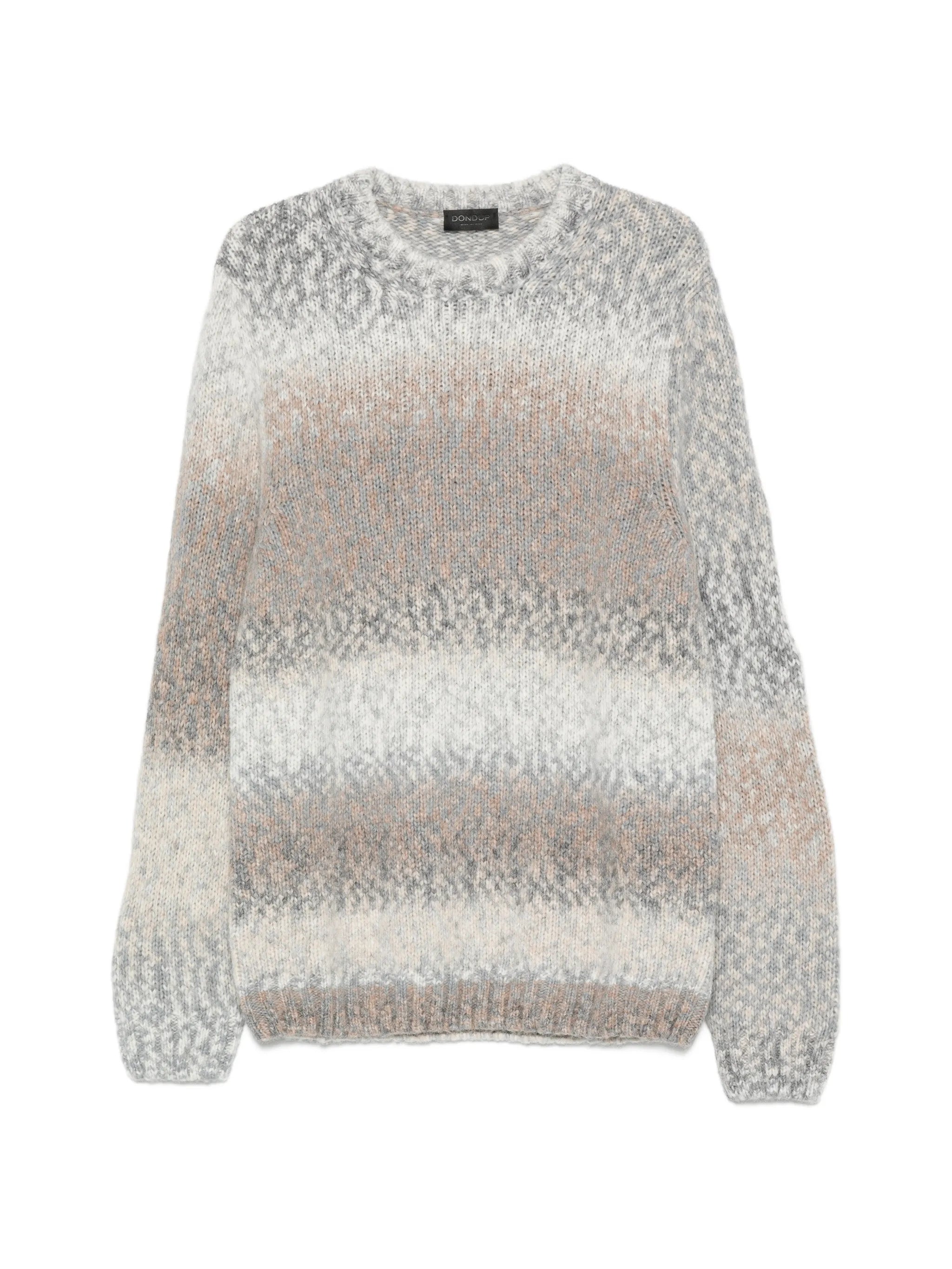 Dondup Dondup Gradient-effect Chunky-knit Sweater