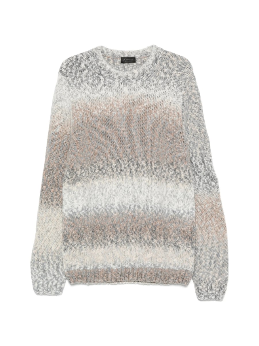 Dondup Dondup Gradient-effect Chunky-knit Sweater