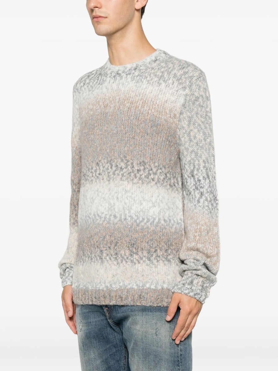 Dondup Dondup Gradient-effect Chunky-knit Sweater, view 5