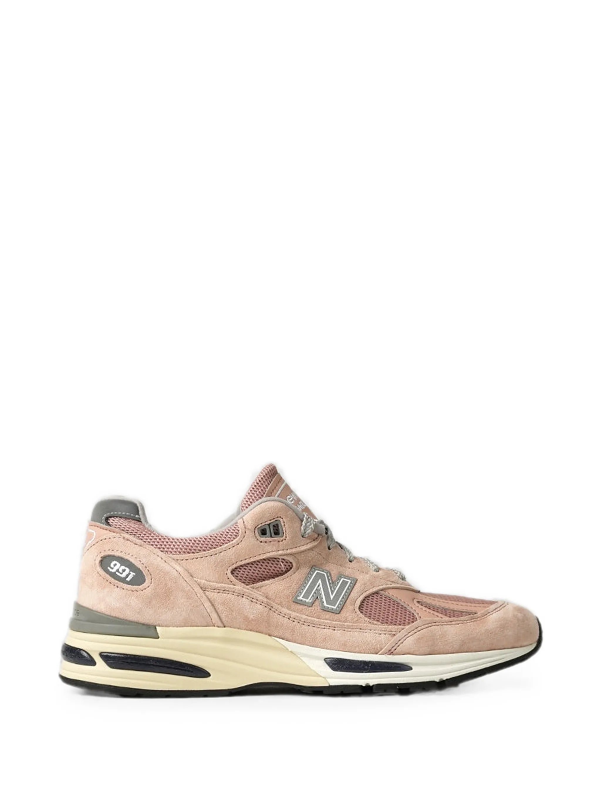 New Balance New Balance Made In UK 991v2 Suede-panel Sneakers