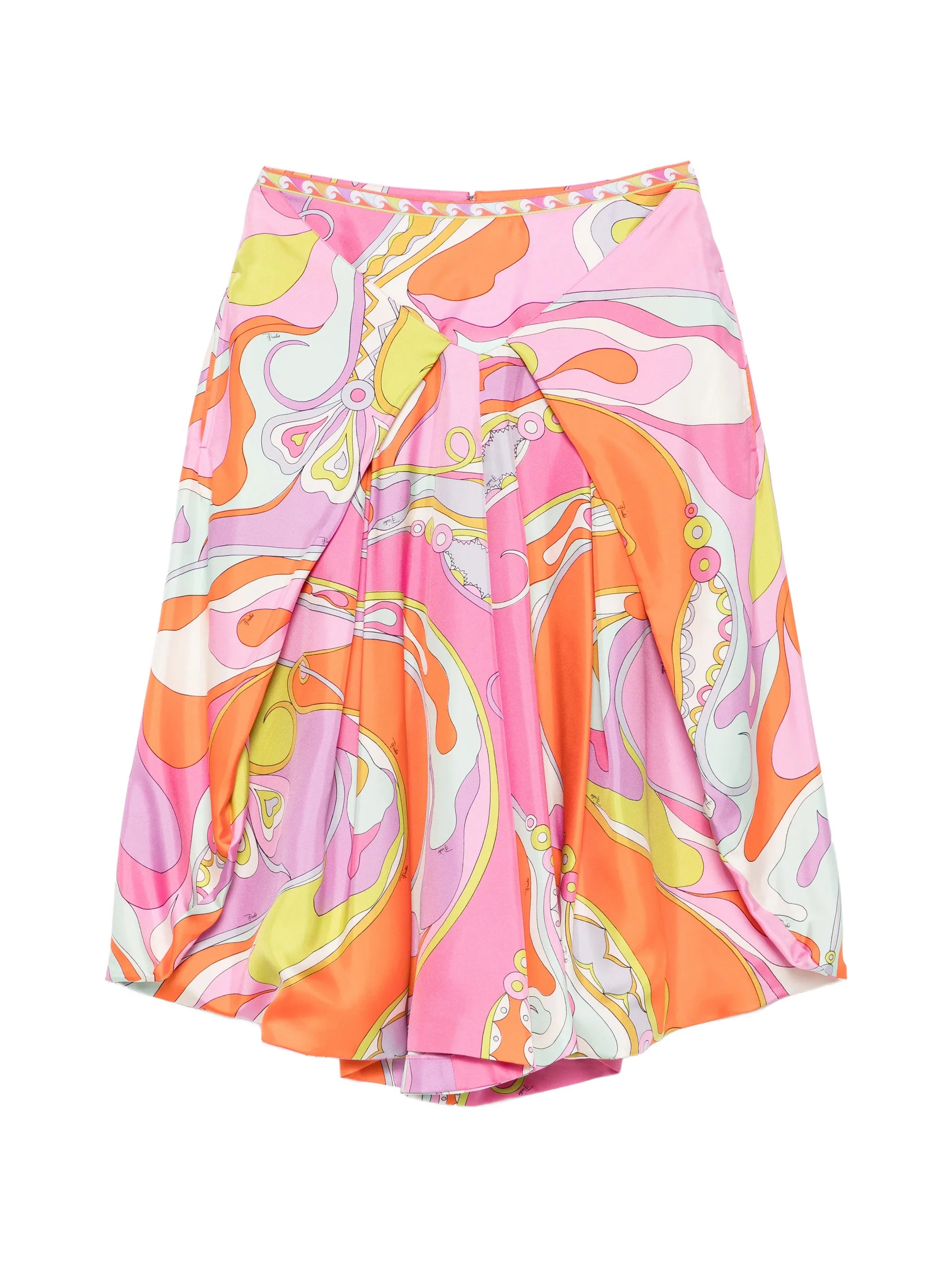 Pucci Pucci Iride-print Silk Trousers