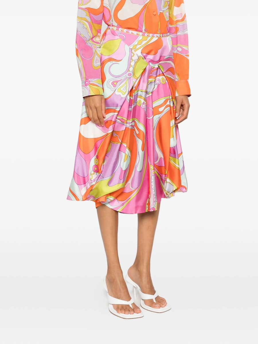 Pucci Pucci Iride-print Silk Trousers, view 2