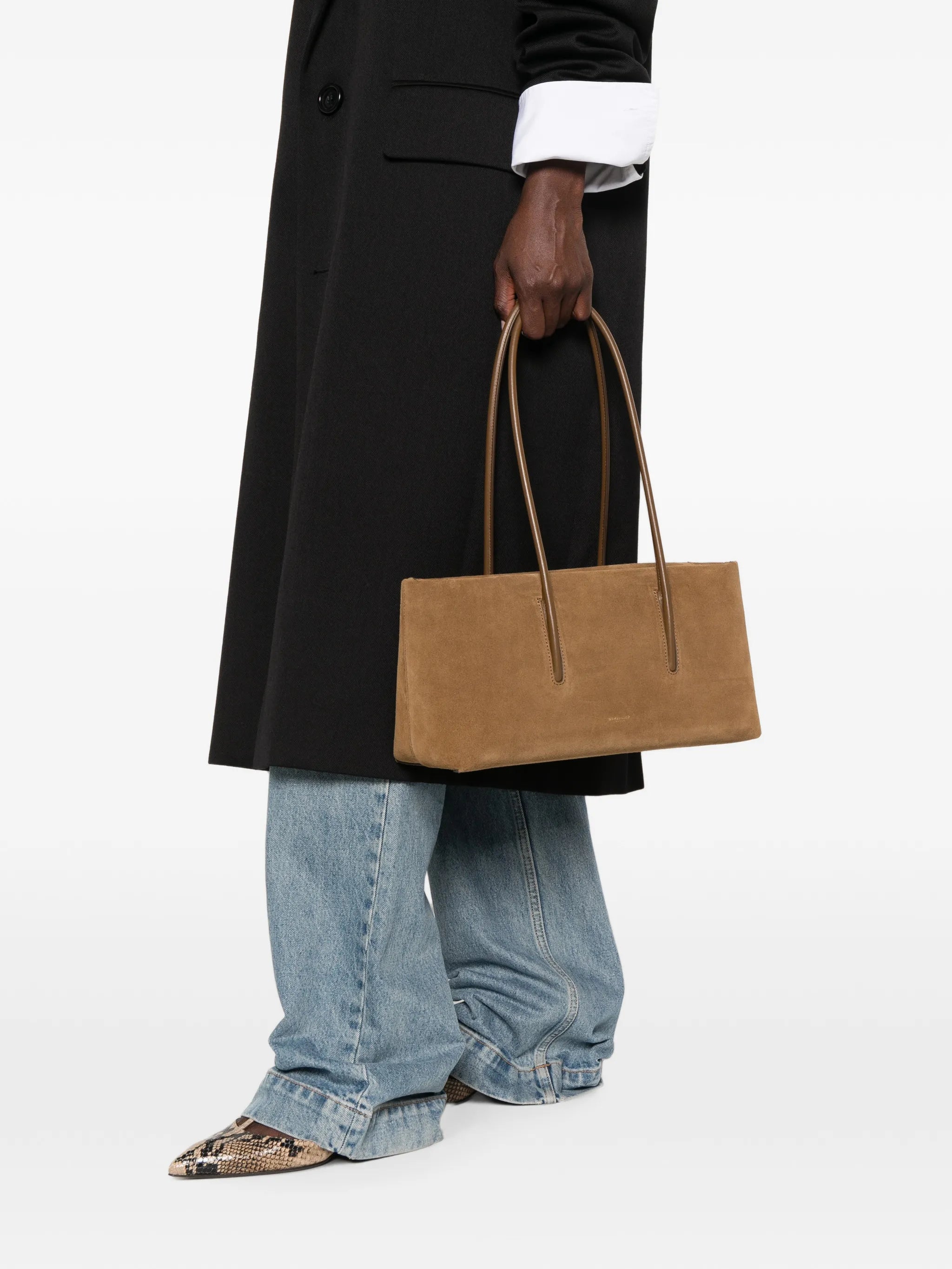 Demellier Demellier Stockholm Suede Shoulder Bag, view 2