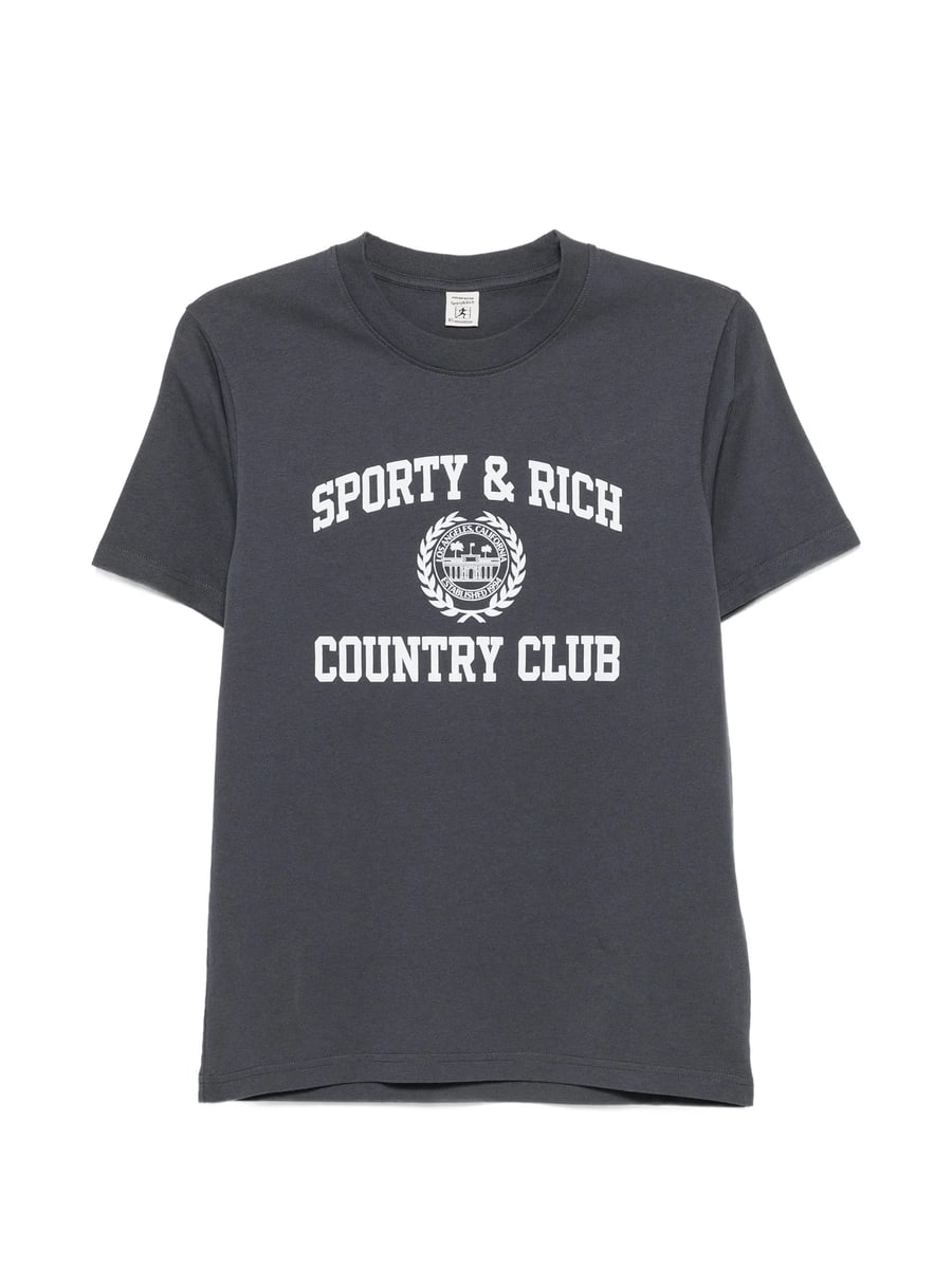 Sporty & Rich Sporty & Rich Logo-print T-shirt