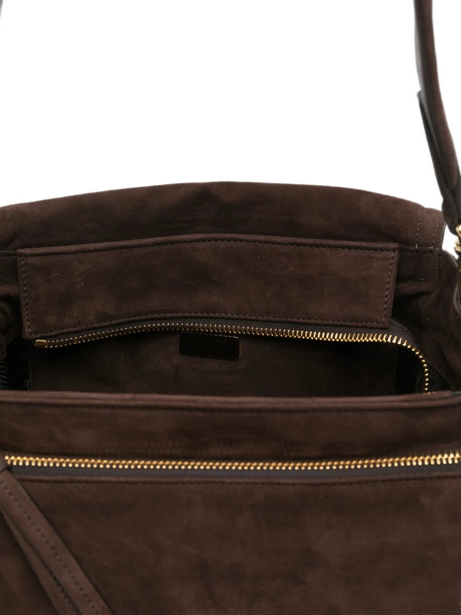 Prada Prada Explore Medium Suede Shoulder Bag With Flap, view 2