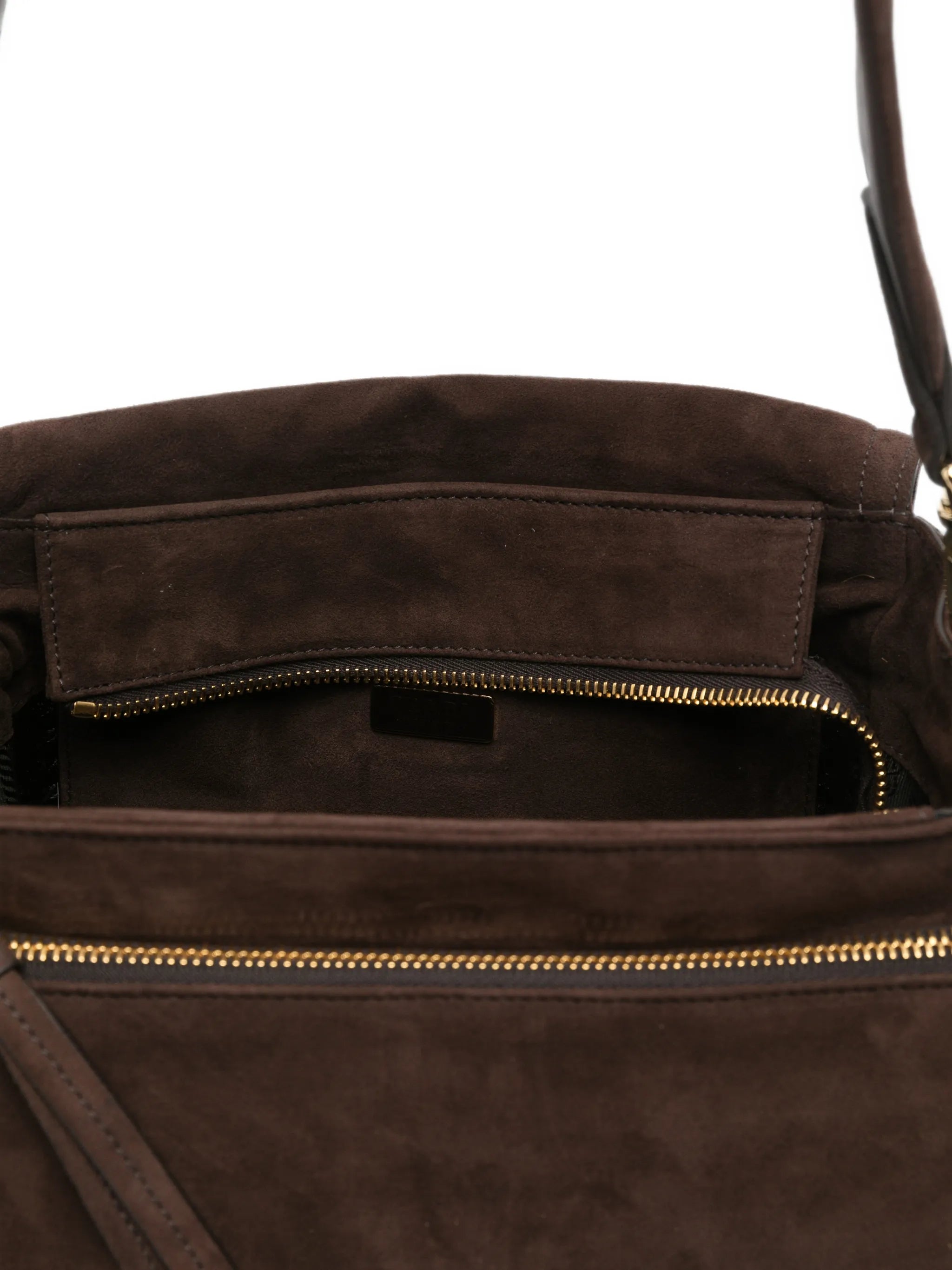 Prada Prada Explore Medium Suede Shoulder Bag With Flap, view 2
