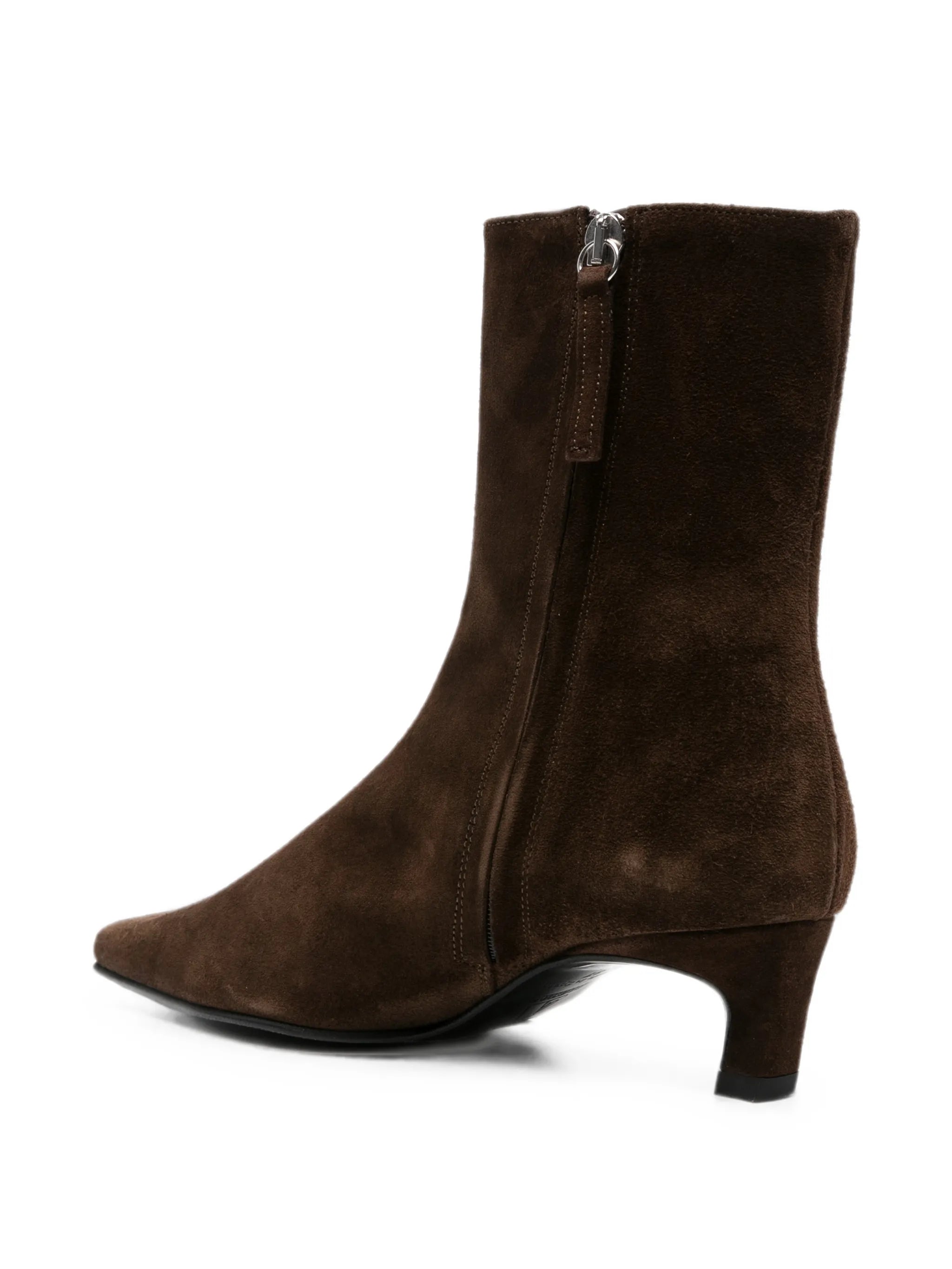 Alohas Alohas Suede Pointed-toe Ankle Boots, view 2