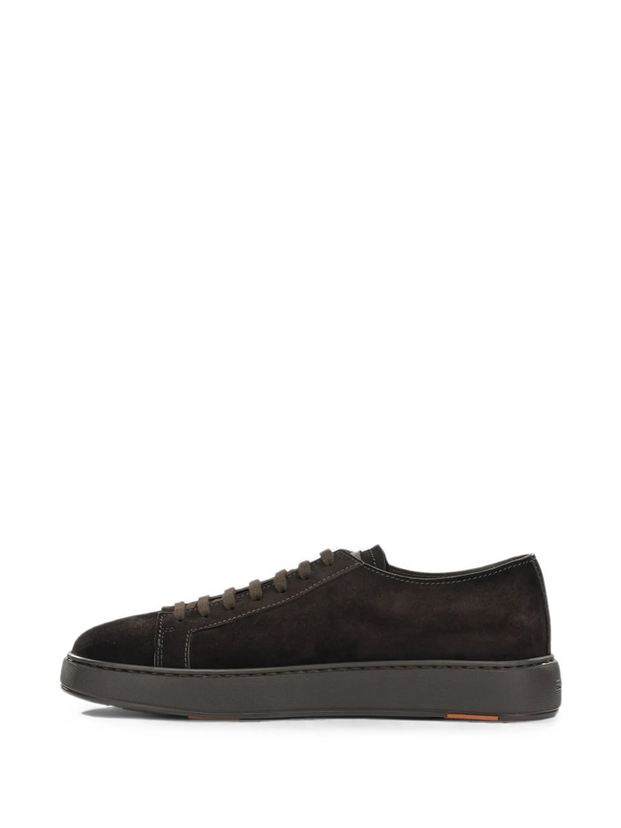 Santoni Santoni Suede Lace-up Sneakers, view 5