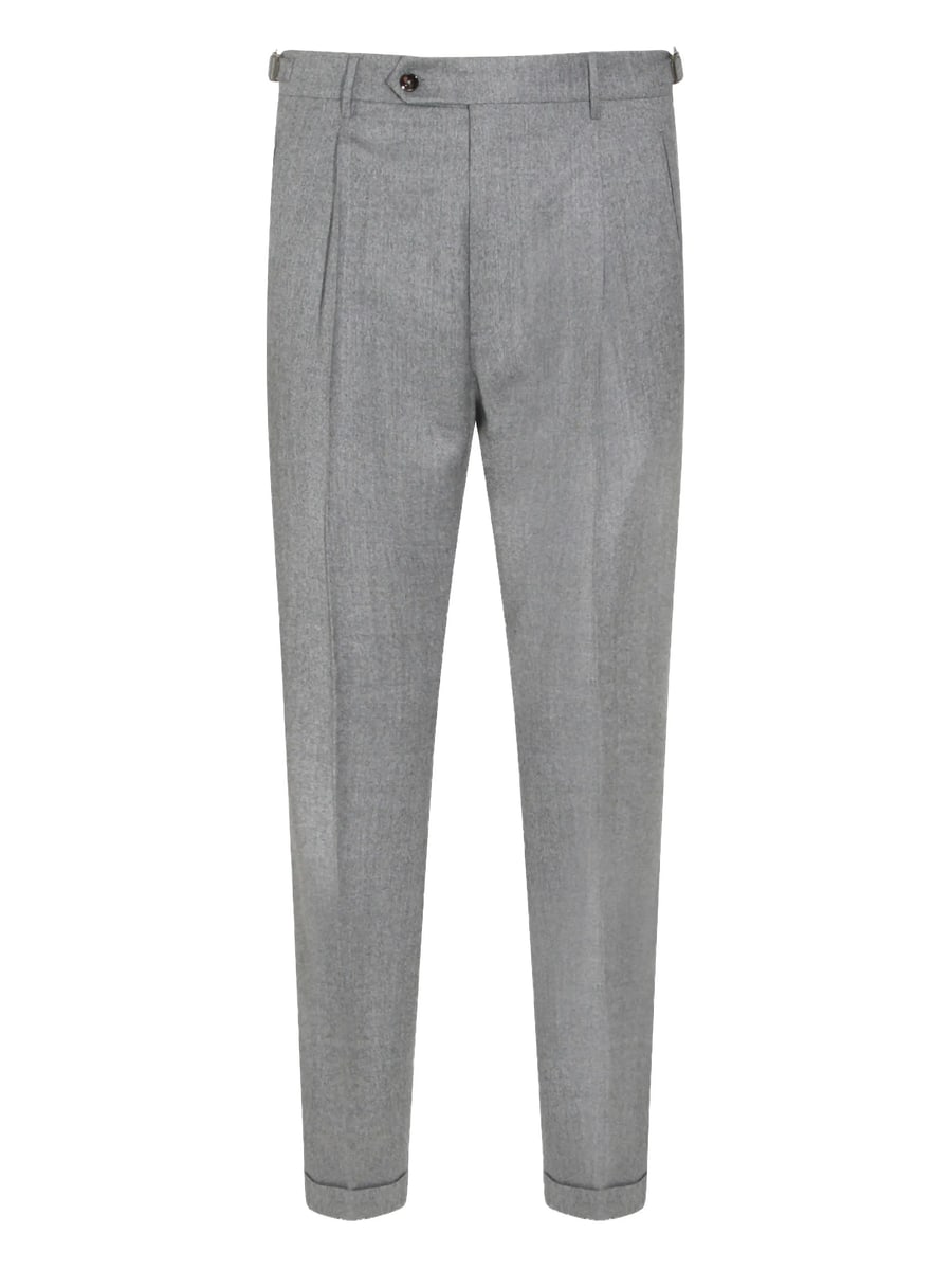 Berwich Berwich Button-fastening Pleated Trousers