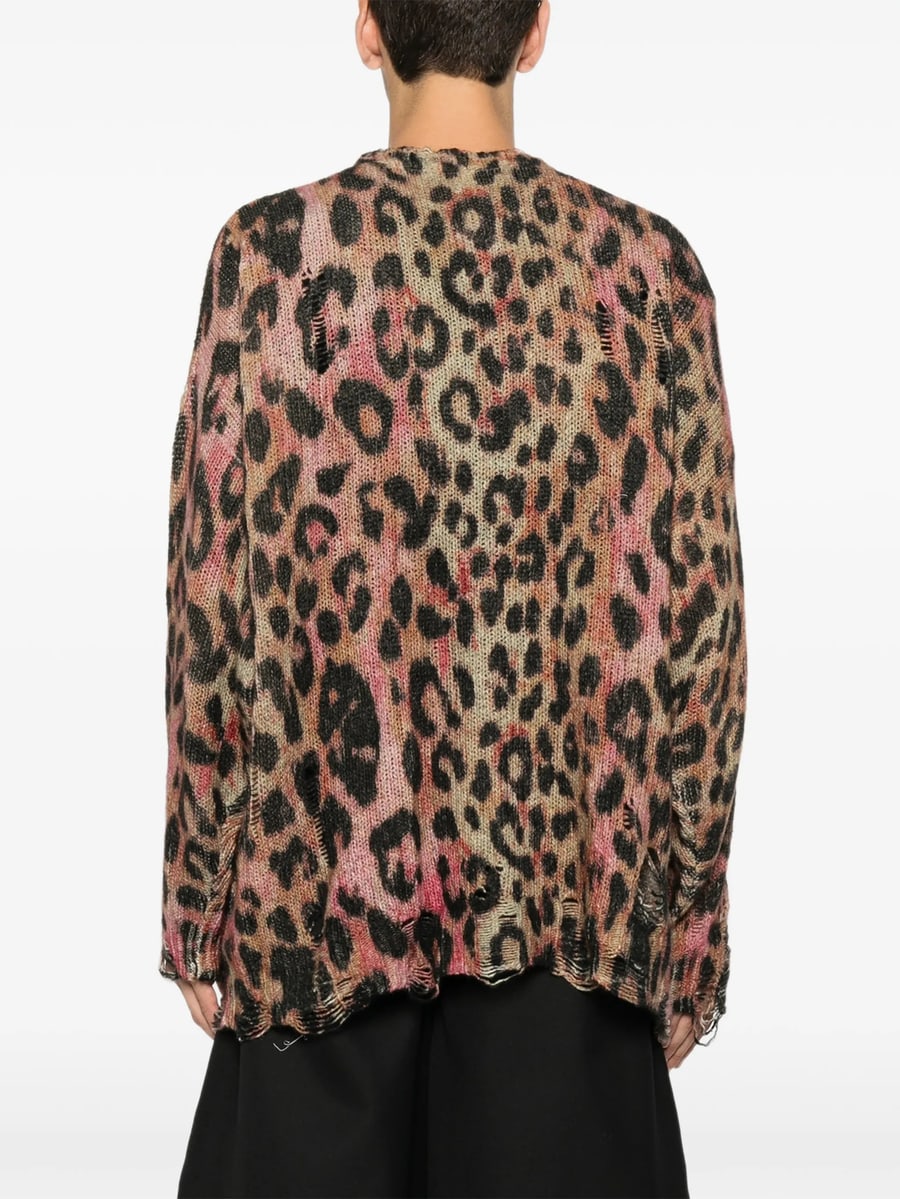 R13 R13 Leopard-print Cardigan, view 5