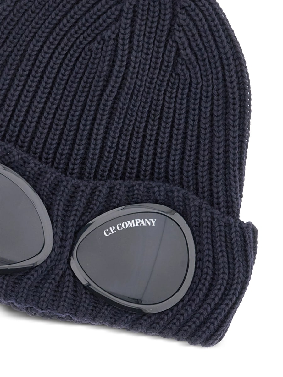 C.P. Company C.p. Company Goggle-detail Ribbed Beanie, view 2
