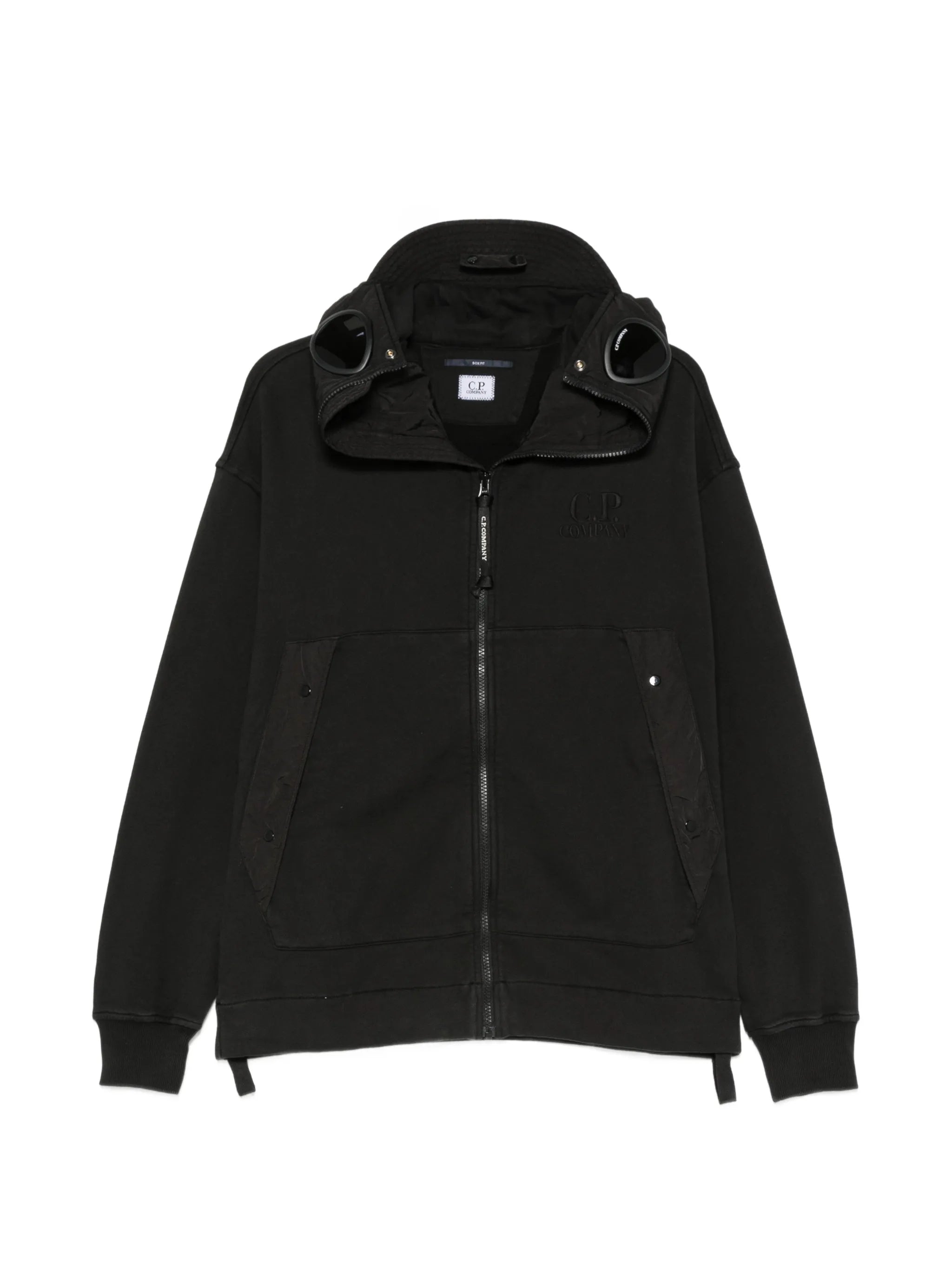 C.P. Company C.p. Company Goggle-detail Zip-up Sweatshirt