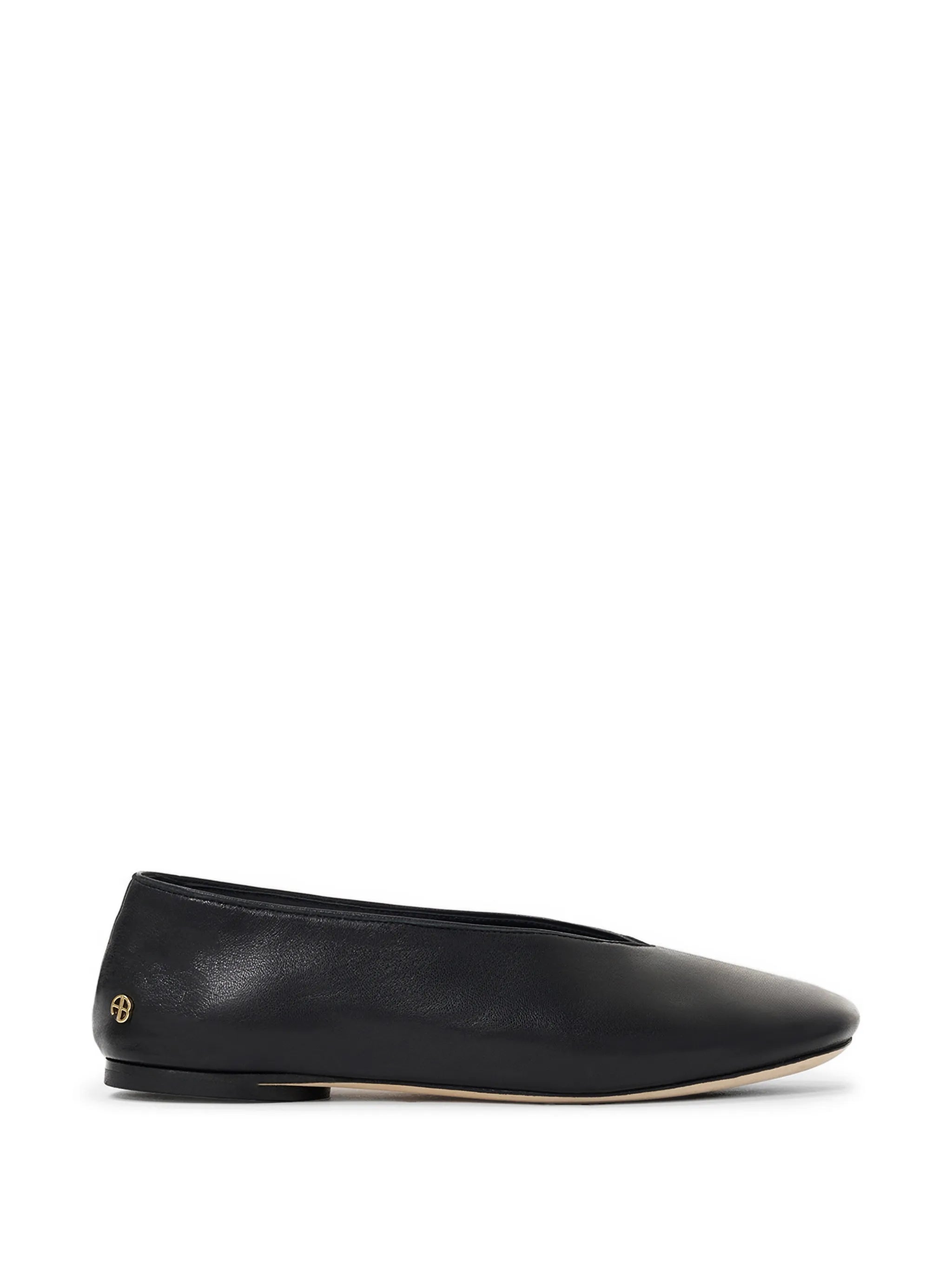 Anine Bing Anine Bing Ana Flats Smooth Leather - Black