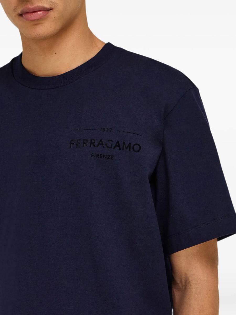 Ferragamo Ferragamo Logo T-shirt, view 5