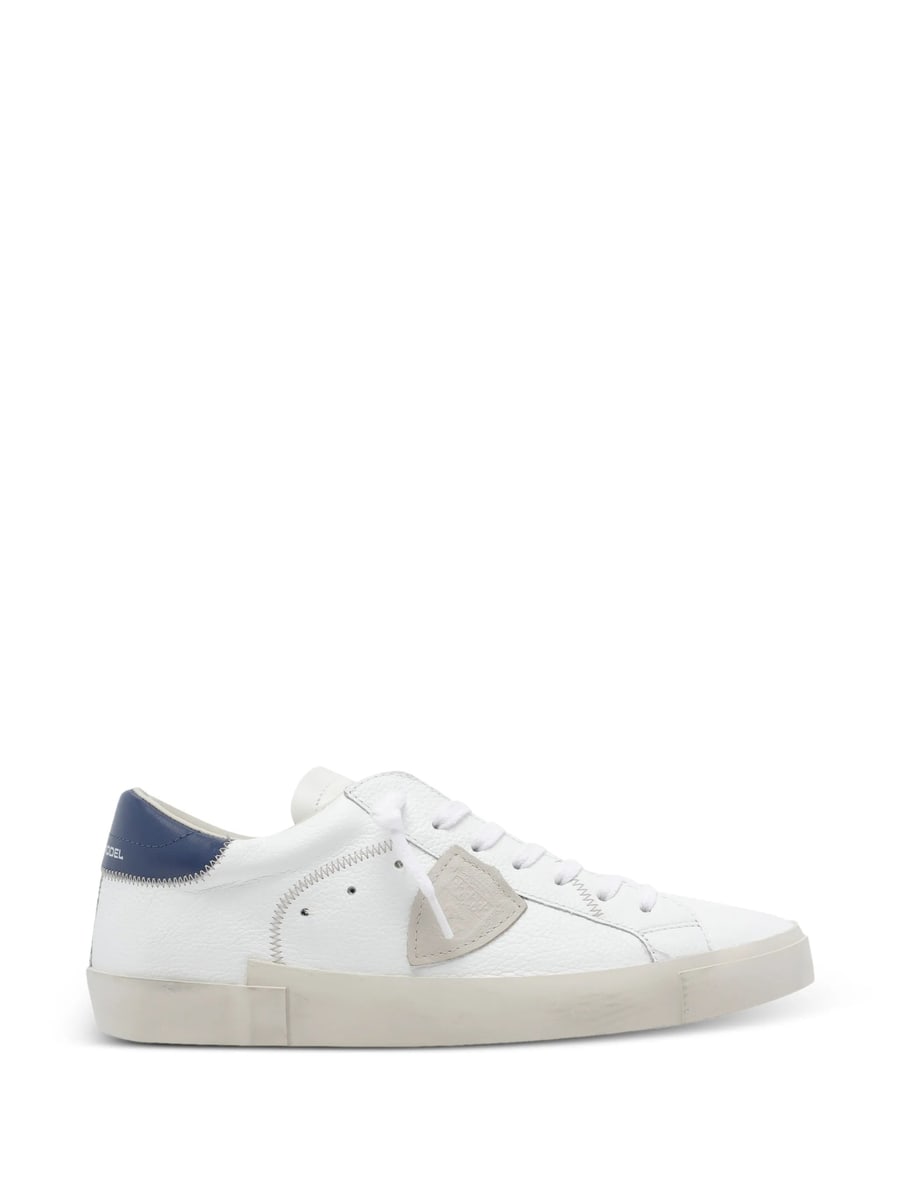 Philippe Model Philippe Model Prsx Logo Leather Sneakers