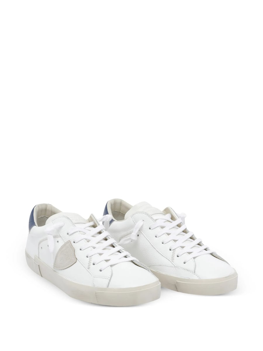 Philippe Model Philippe Model Prsx Logo Leather Sneakers, view 2