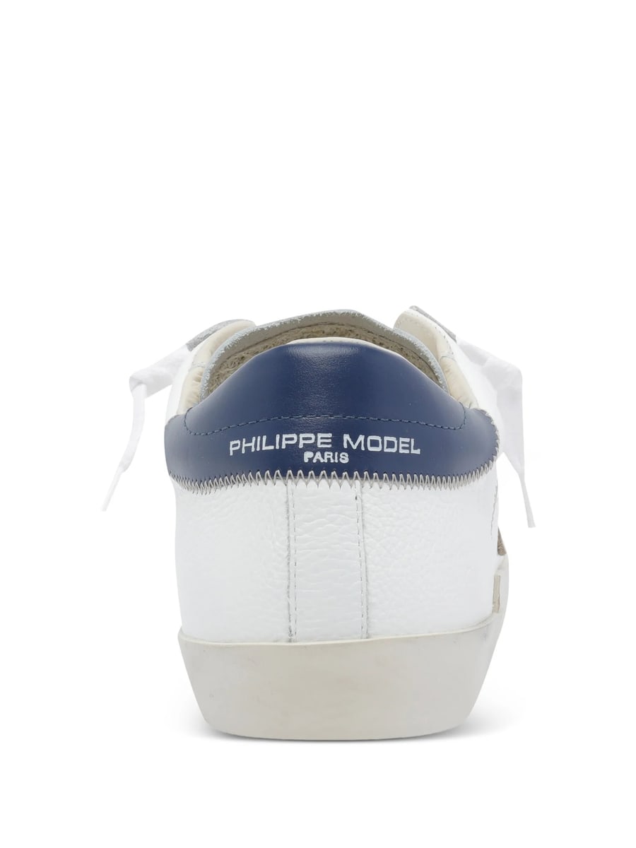 Philippe Model Philippe Model Prsx Logo Leather Sneakers, view 3