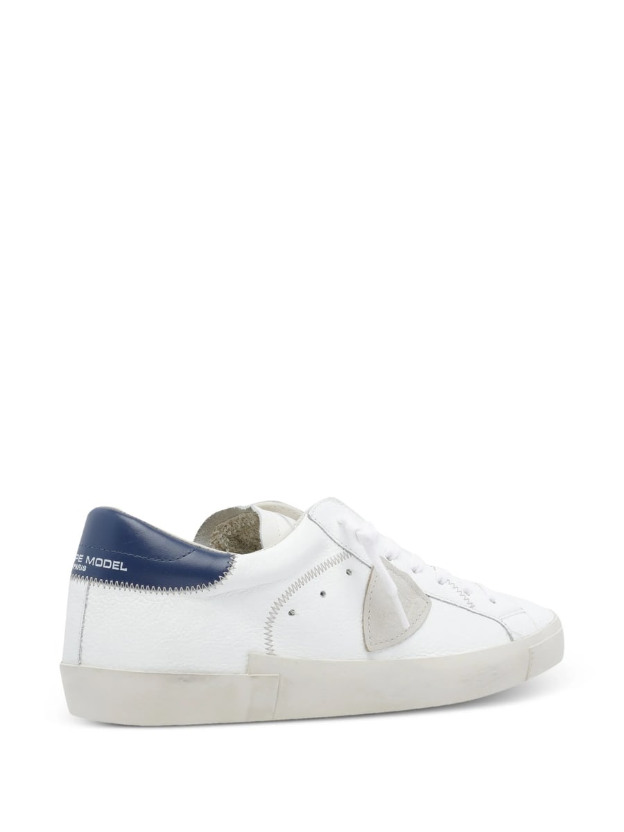 Philippe Model Philippe Model Prsx Logo Leather Sneakers, view 4